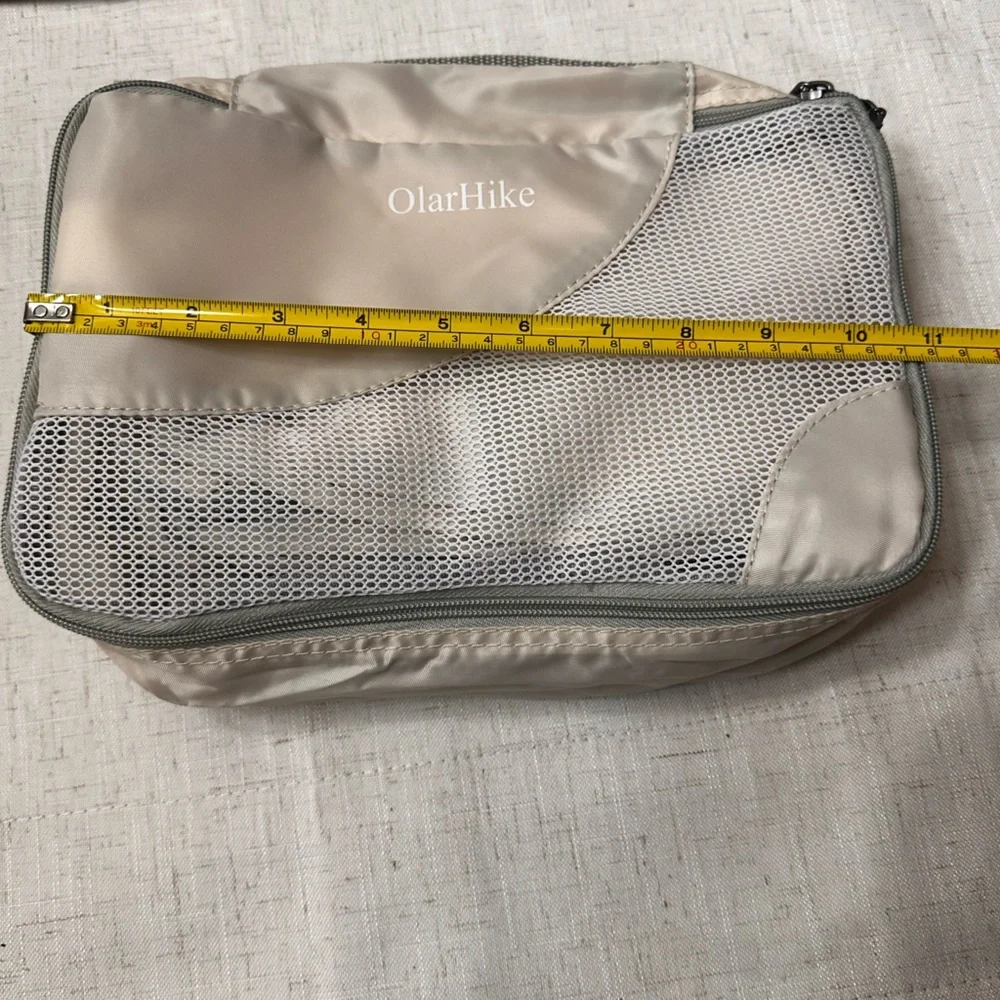 5️⃣Cream Garment Bag for Travel and Home